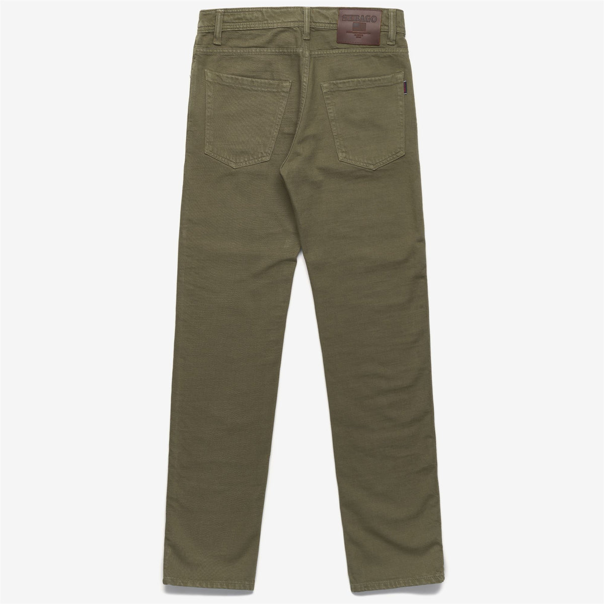 Green Men's Cotton Gabardine Pant
