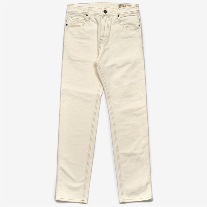 Pantalon de loisirs beige jaune à 5 poches pour homme, style workwear classique 1