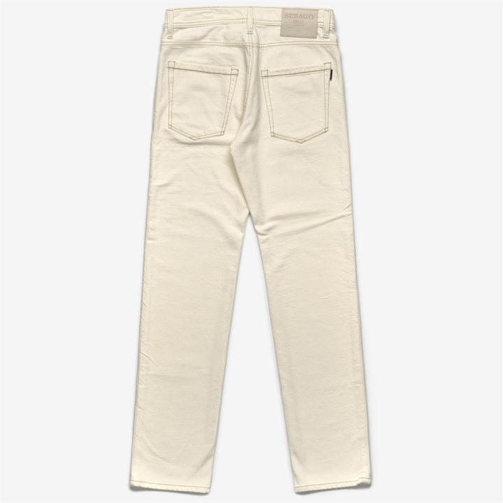 Pantalon de loisirs beige jaune à 5 poches pour homme, style workwear classique 2