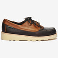 Moc_MAN_TALA FRINGE_Low Cut_Dk Brown- Coffee- Yellow Mustard - Commercial 1