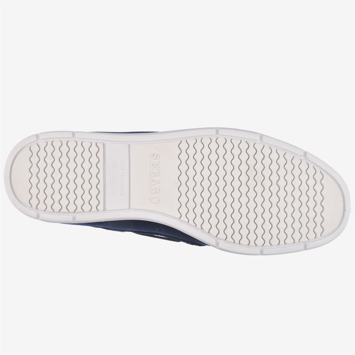 Navy Blue Men's Low Cut Sailing Sneakers with Shock Absorption 2