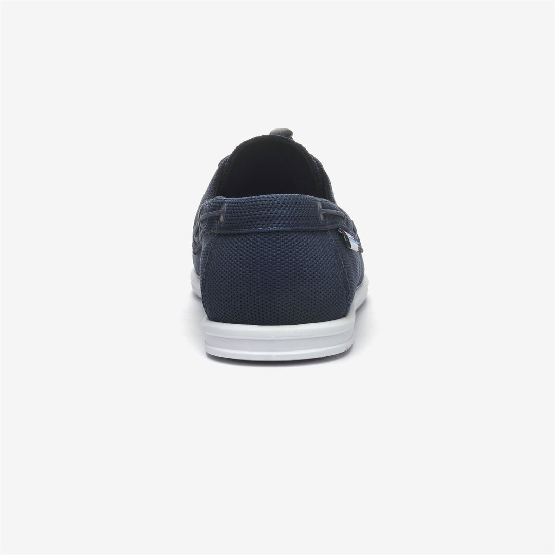 Navy Blue Men's Low Cut Sailing Sneakers with Shock Absorption main
