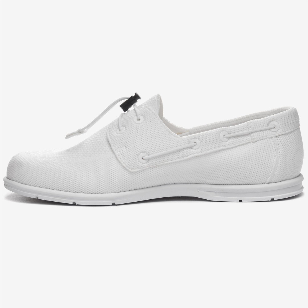Grey White Men's Low Cut Sailing Sneakers with Shock Absorption main