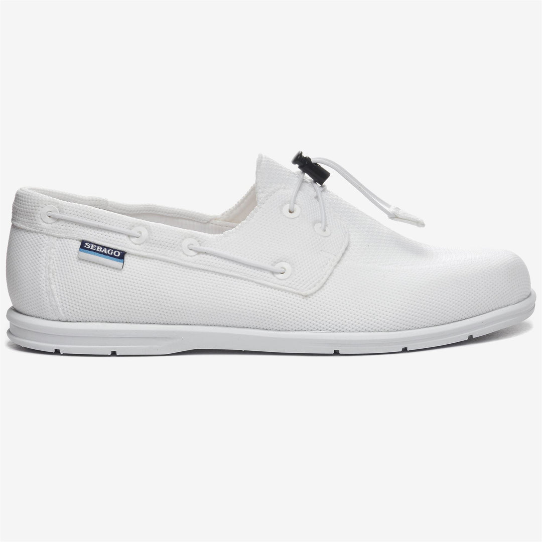Grey White Men's Low Cut Sailing Sneakers with Shock Absorption 01