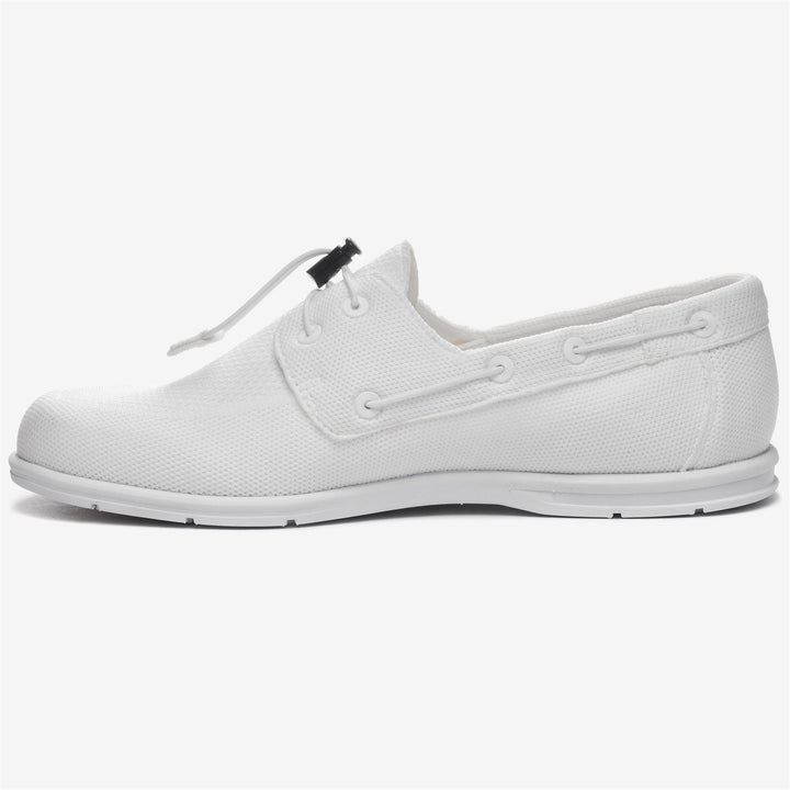 Grey White Men's Low Cut Sailing Sneakers with Shock Absorption 3