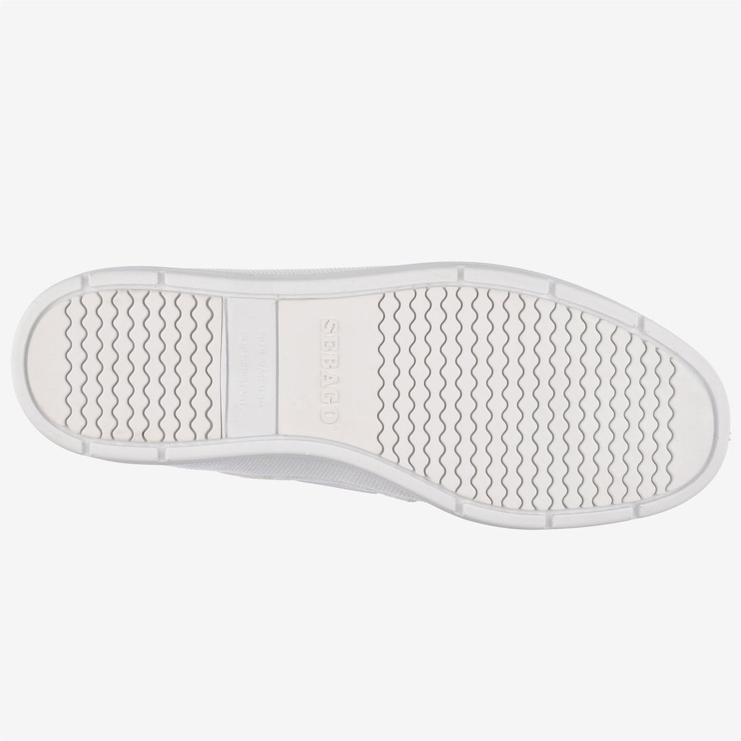 Grey White Men's Low Cut Sailing Sneakers with Shock Absorption main