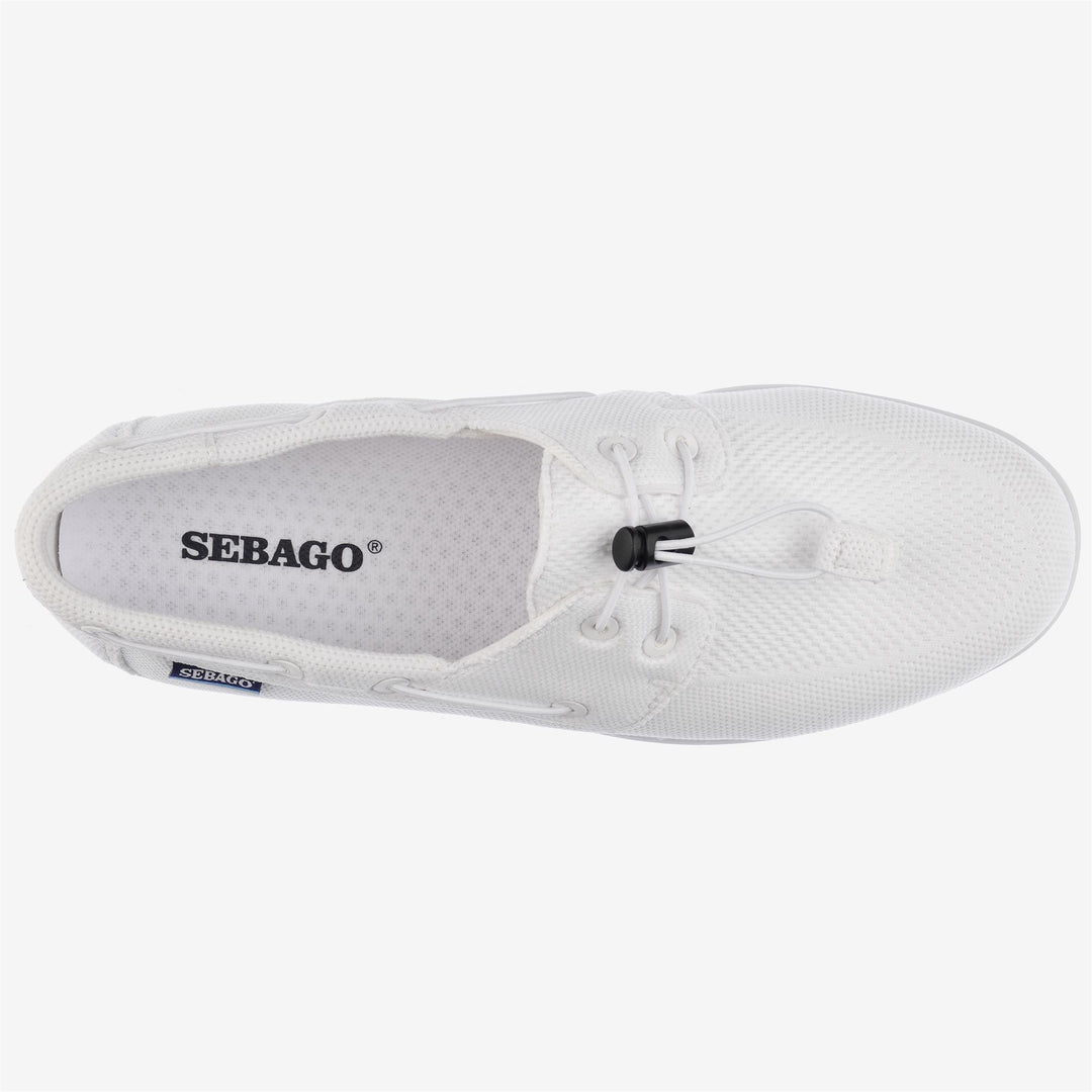 Grey White Men's Low Cut Sailing Sneakers with Shock Absorption main