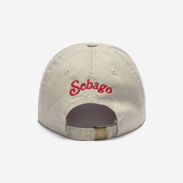 Gorra deportiva unisex gris con banderas de huracán bordadas 3