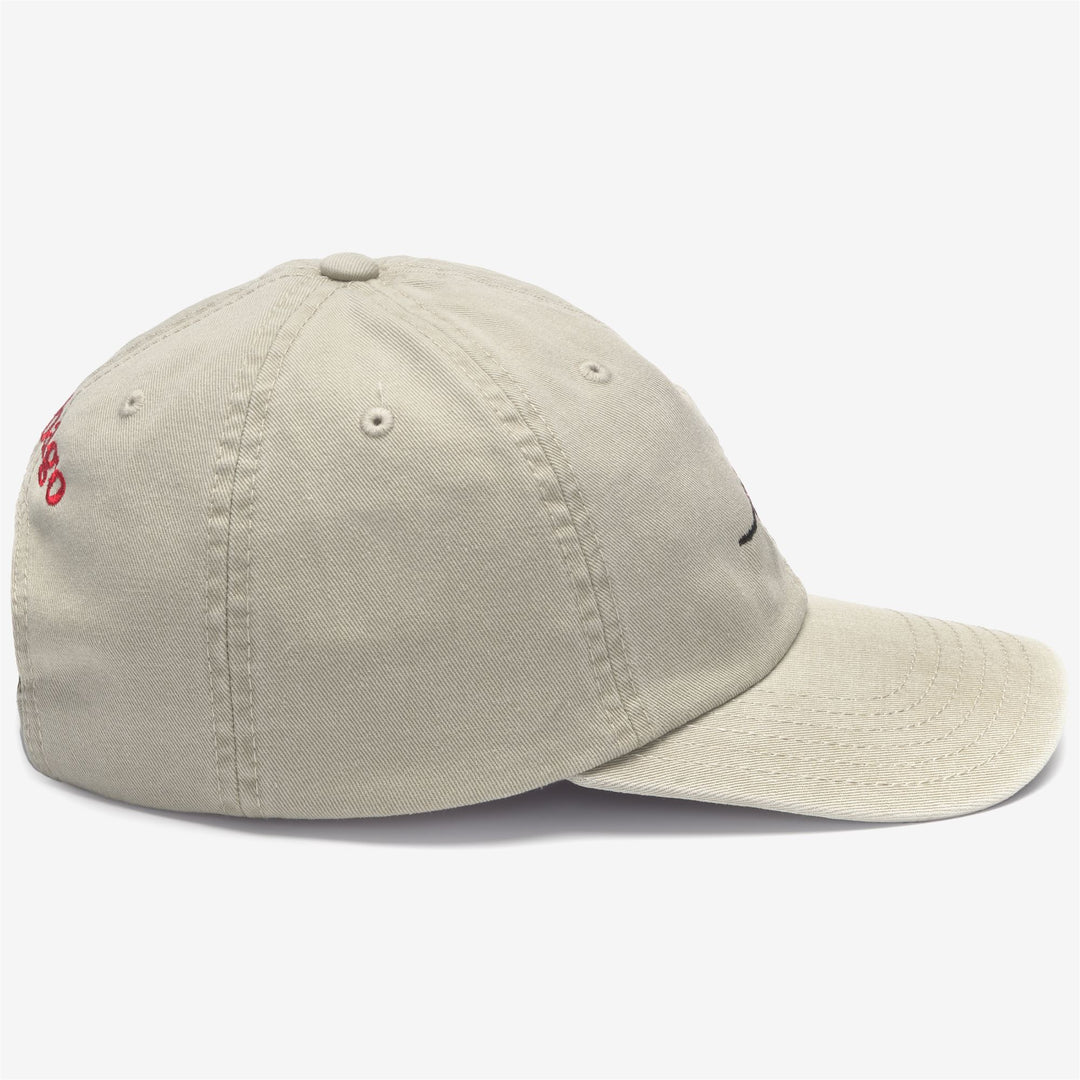Gorra deportiva unisex gris con banderas de huracán bordadas main