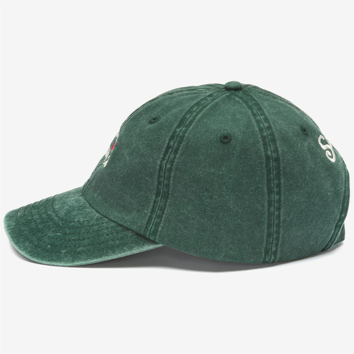 Duck Green Unisex Cotton Leisure Cap with Embroidered Detailing 2