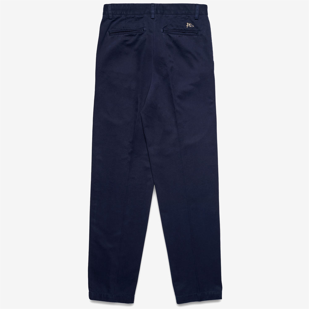 Marine Blue Men's Chino Pants for Leisure with Tailored Fit 02