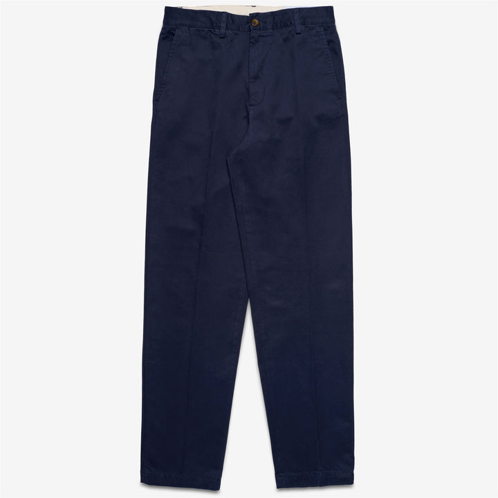 Marine Blue Men's Chino Pants for Leisure with Tailored Fit 1