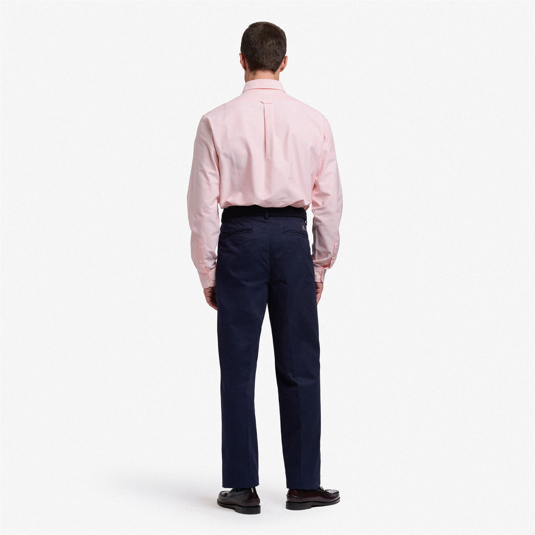 Marineblaue Herren Chinohose für die Freizeit mit Tailored Fit main