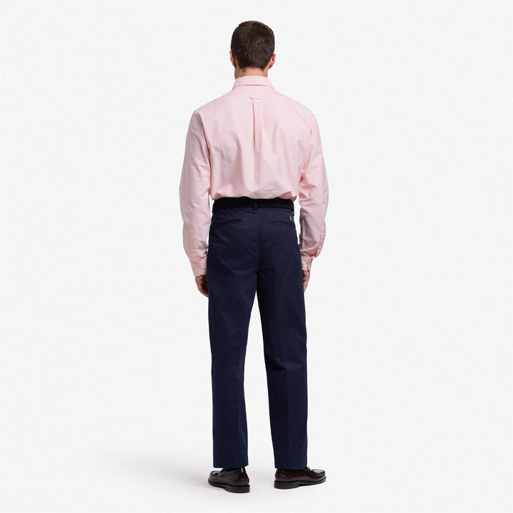 Marine Blue Men's Chino Pants for Leisure with Tailored Fit 4