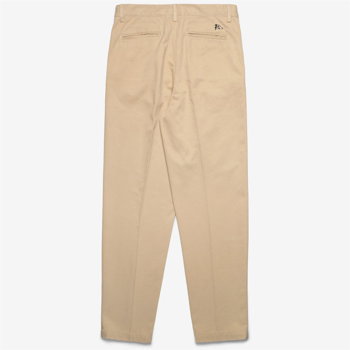 Beige-gelbe Herren Chinohose für die Freizeit mit Tailored Fit 2