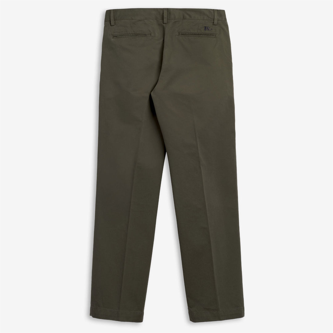 Brown green Men's Chino Pants for Leisure with Tailored Fit main