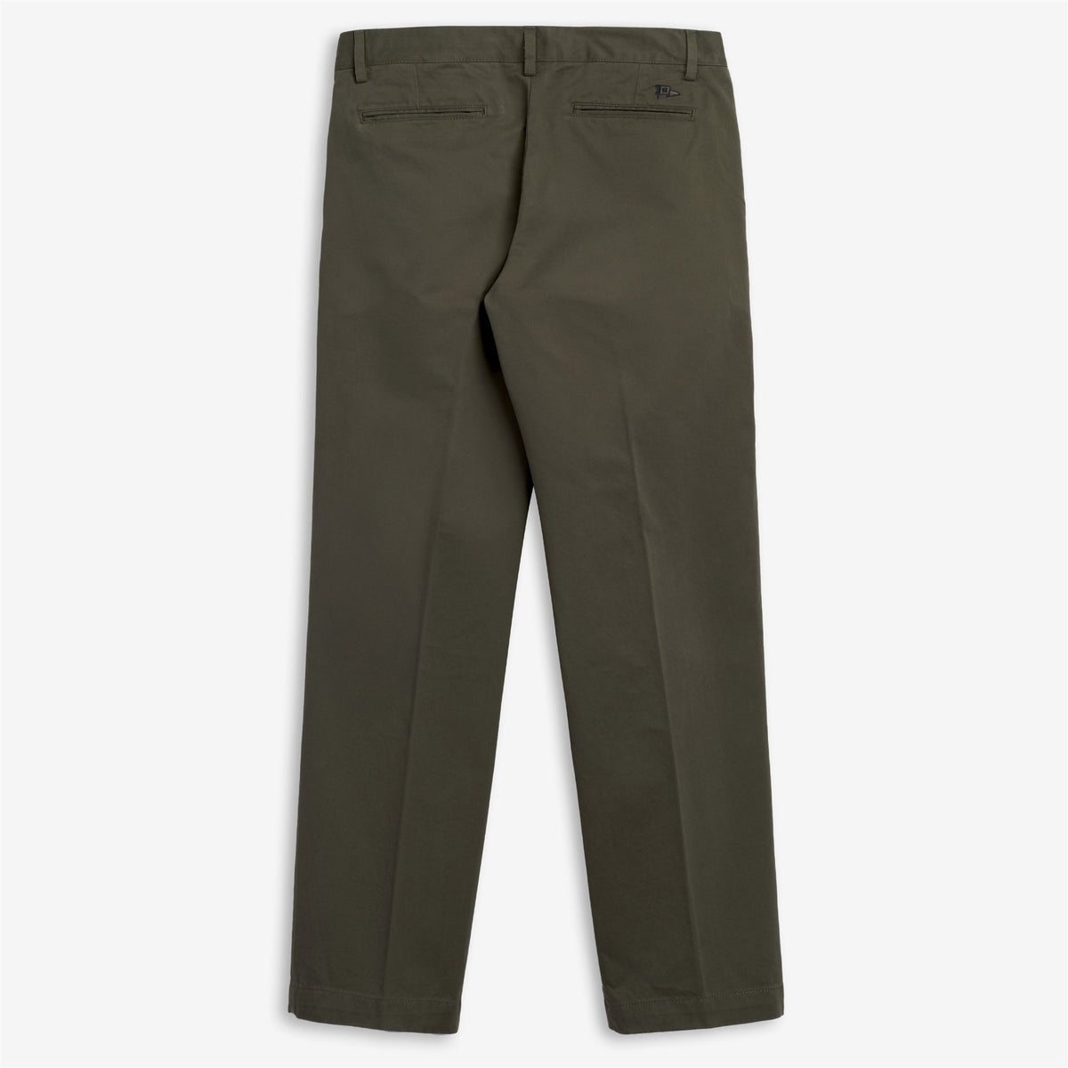 Grüne Herren-Chinohose aus Baumwollgabardine