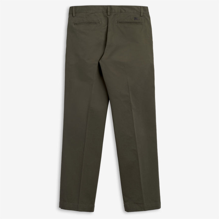 Brown green Men's Chino Pants for Leisure with Tailored Fit 2