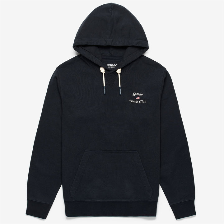 Maglione Fleece Unisex da Yachting Blu Navy con Design Bandiera Americana 1