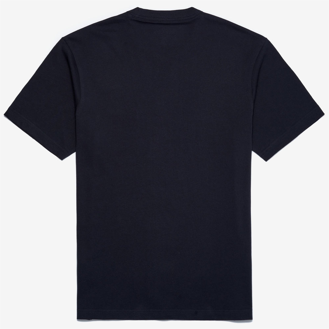 Marine Blue Men's Yachting T-Shirt with American Flag Print main