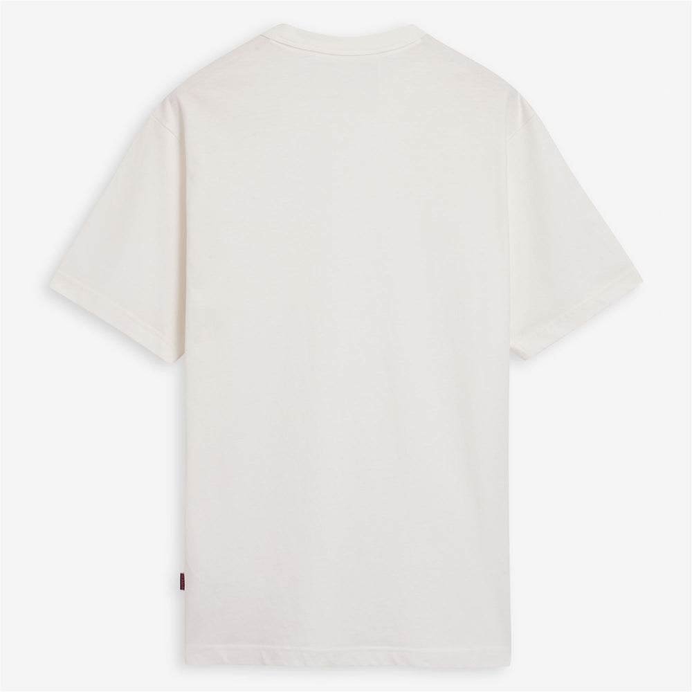 Natural White Men's Yachting Cotton T-Shirt with Pocket Design 02