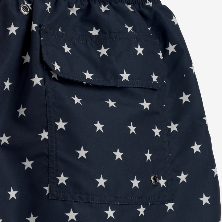 Red Blue Men's USA Flag Yachting Swimming Trunks with Quick-Dry Fabric 3
