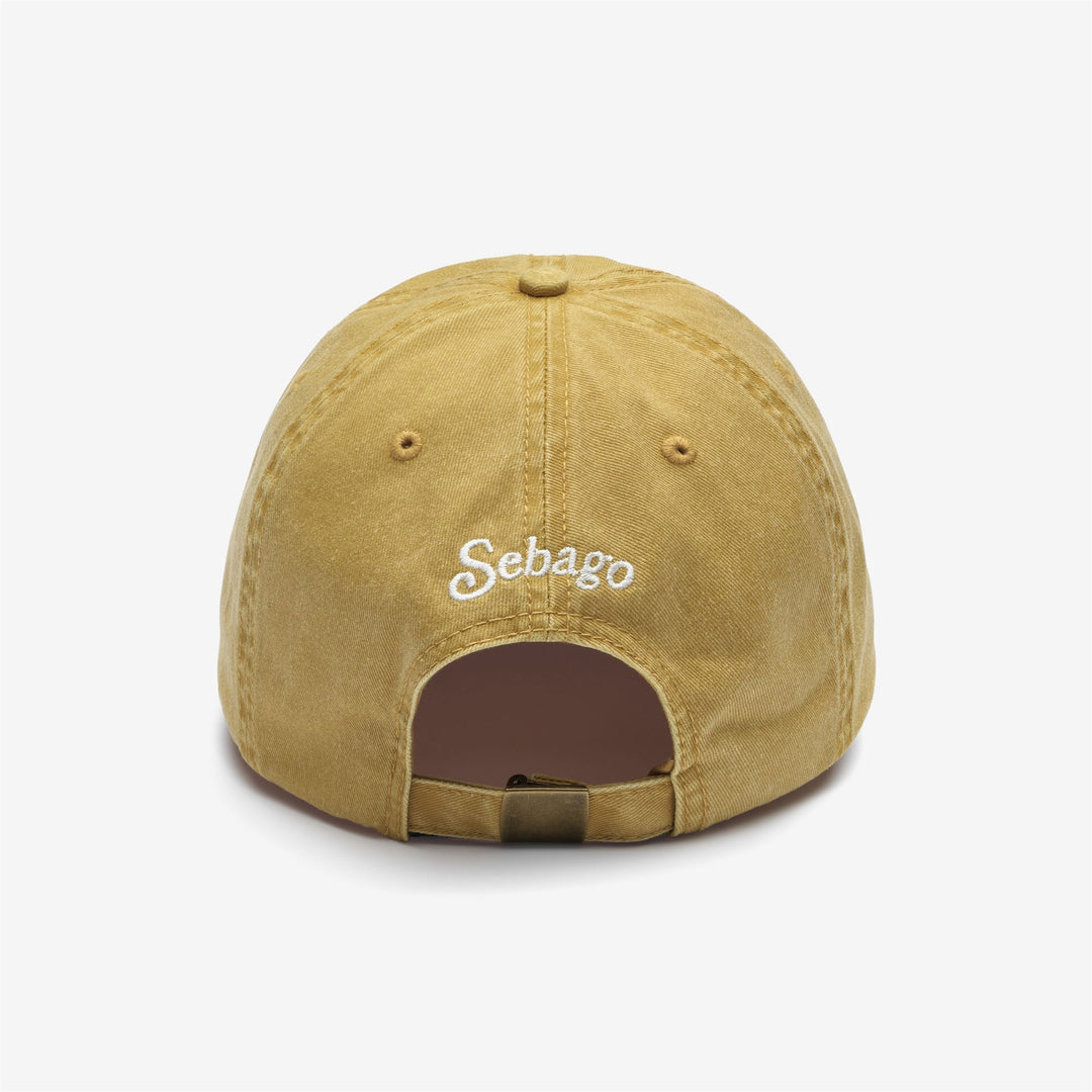 Light Yellow Unisex Cotton Leisure Cap with Embroidered Detailing main