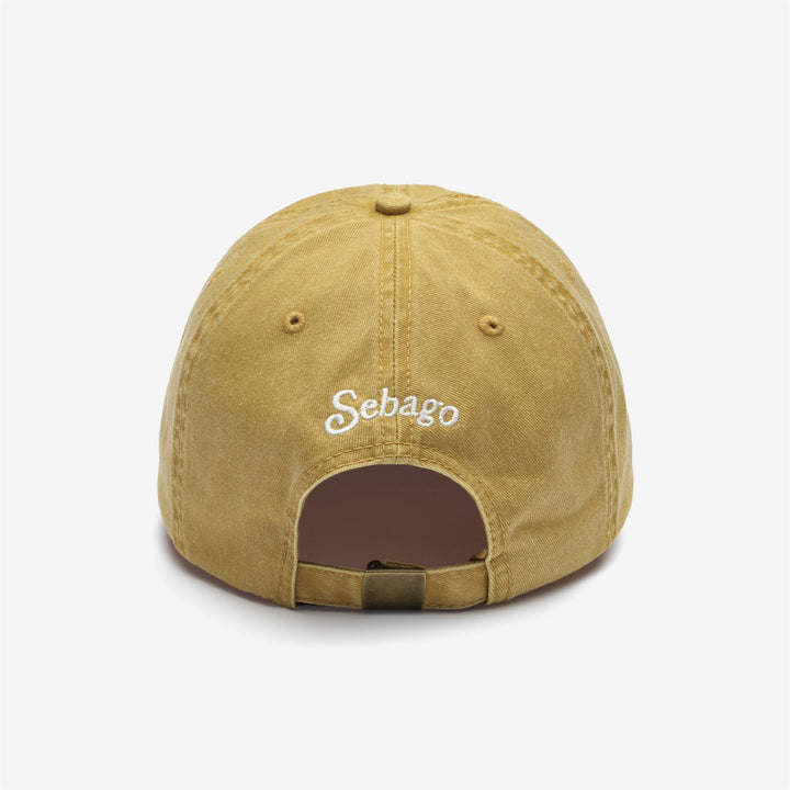 Light Yellow Unisex Cotton Leisure Cap with Embroidered Detailing 3
