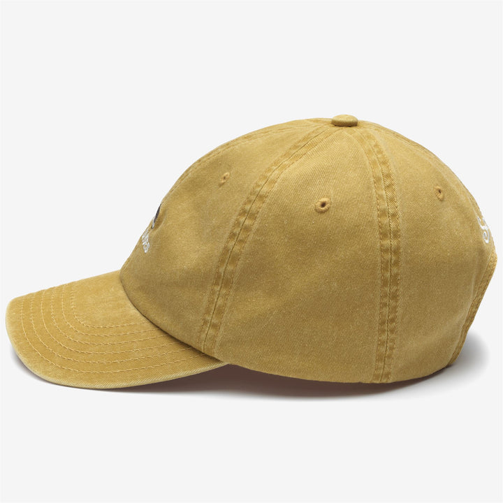 Light Yellow Unisex Cotton Leisure Cap with Embroidered Detailing 2