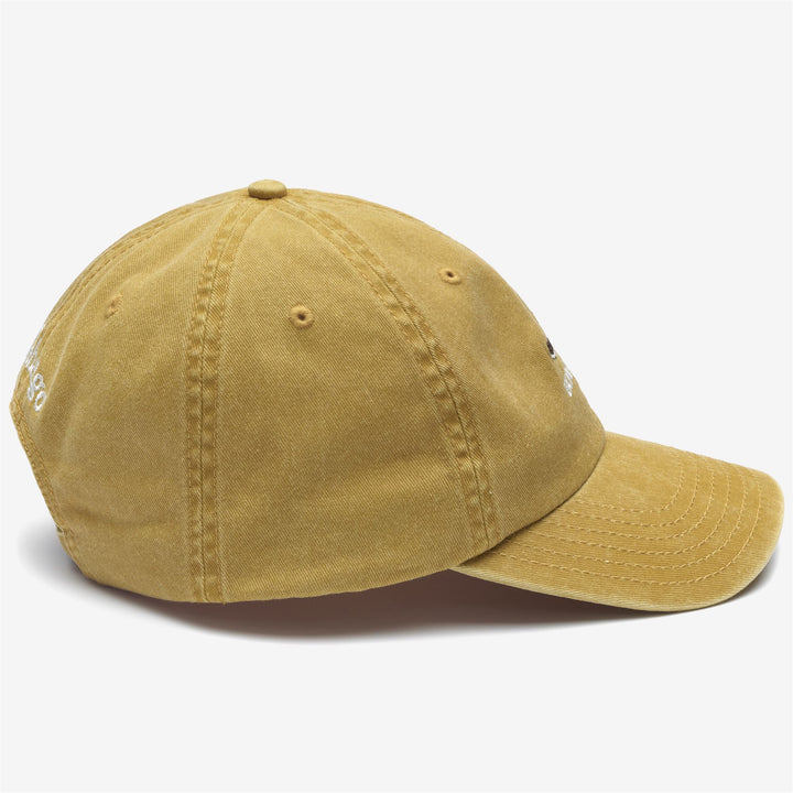 Light Yellow Unisex Cotton Leisure Cap with Embroidered Detailing 4