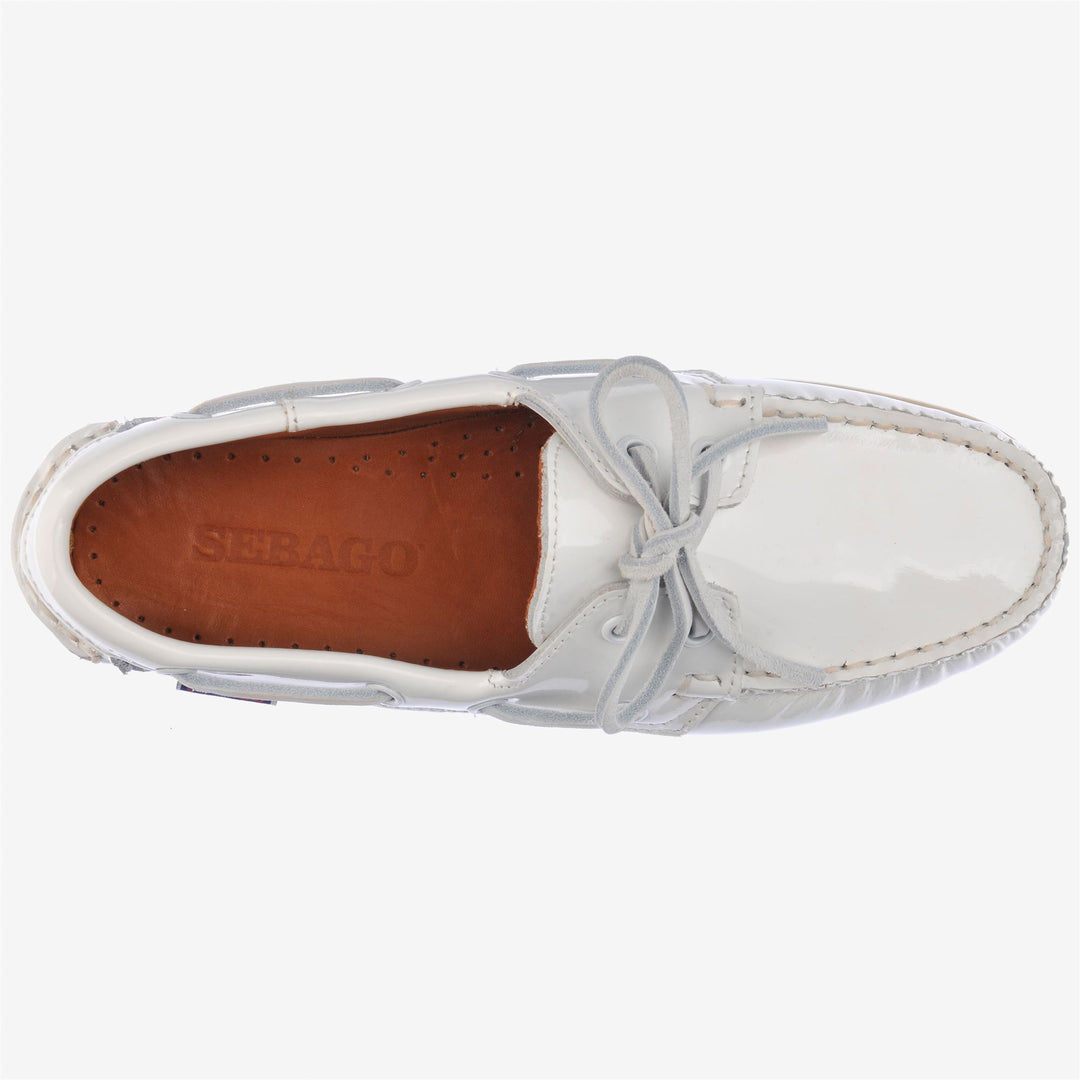 Docksides Woman DOCKSIDES PORTLAND PATENT LEATHER W Mocassin WHITE Docksides Woman DOCKSIDES PORTLAND PATENT LEATHER W Mocassin WHITE