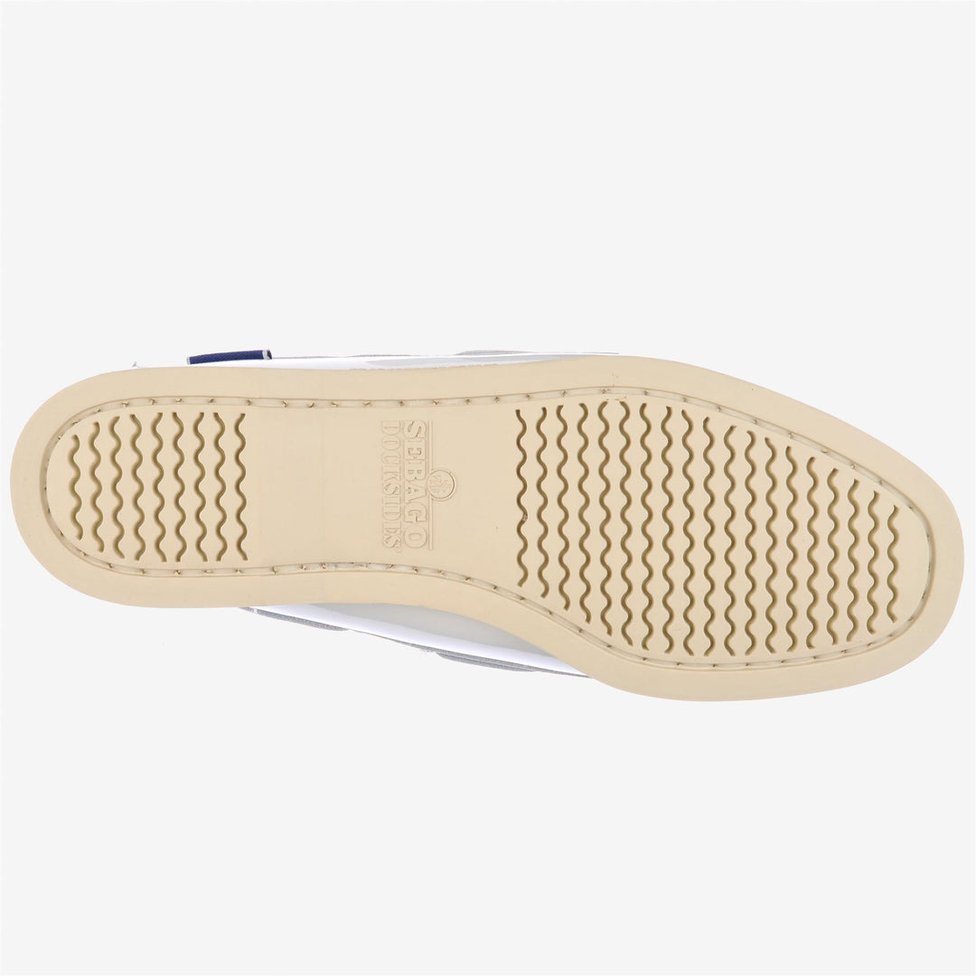 Mocassini da Nautica Donna in Pelle Verniciata Bianco Grigio main