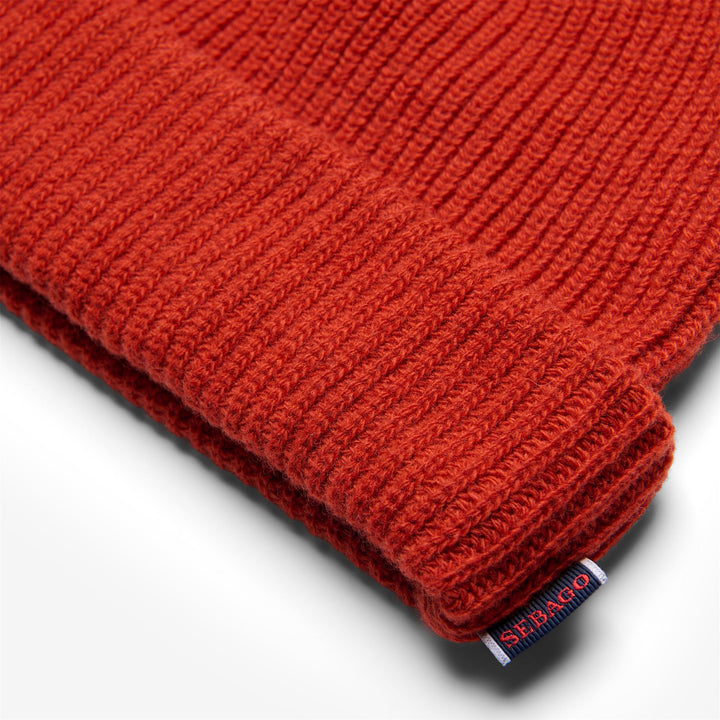 Brown reddish Unisex Wool Beanie Hat for Cold Weather 3