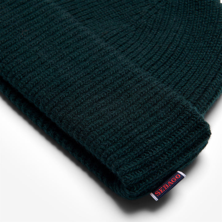 Gorro de lana unisex verde de invierno 3