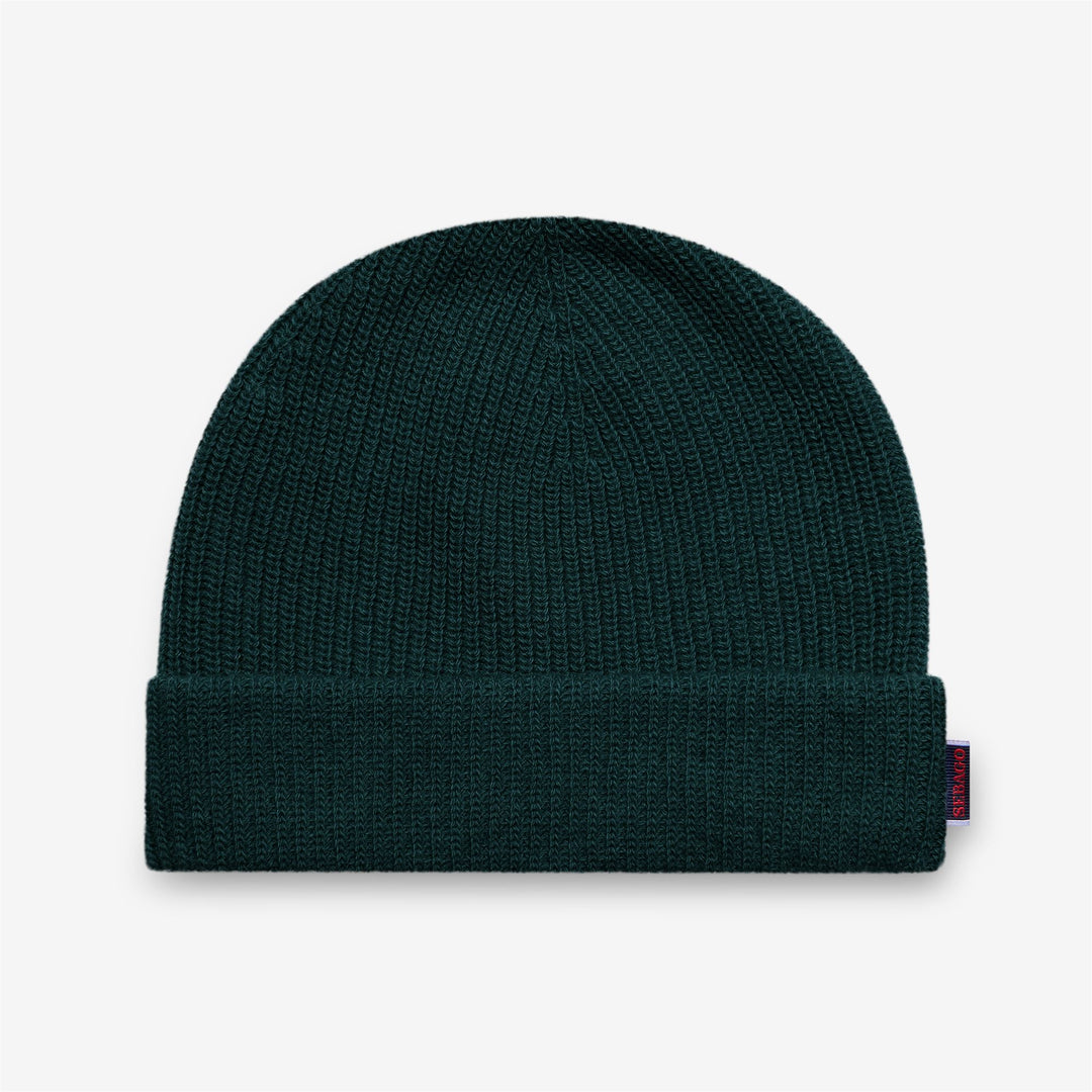 Green Unisex Winter Wool Beanie Hat 01