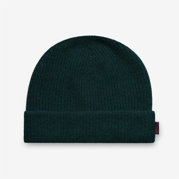 Gorro de lana unisex verde de invierno 1