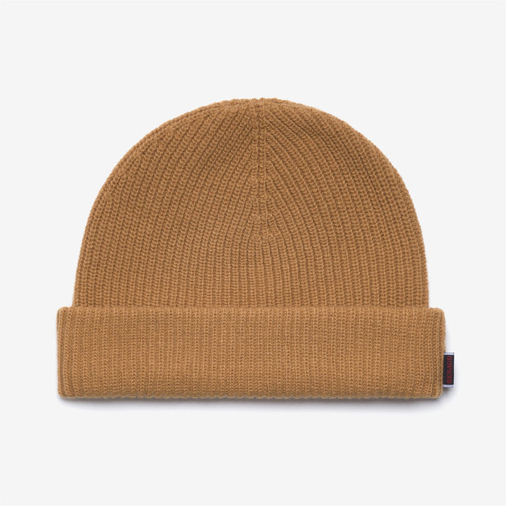 Gorro de punto de lana unisex amarillo 1