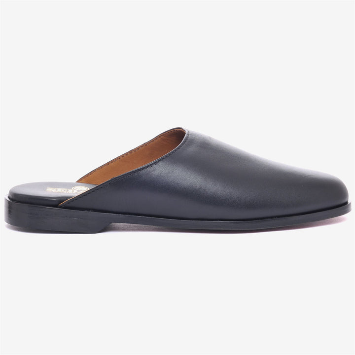 Black Women's Leather Moccasin Sandals for Business 1