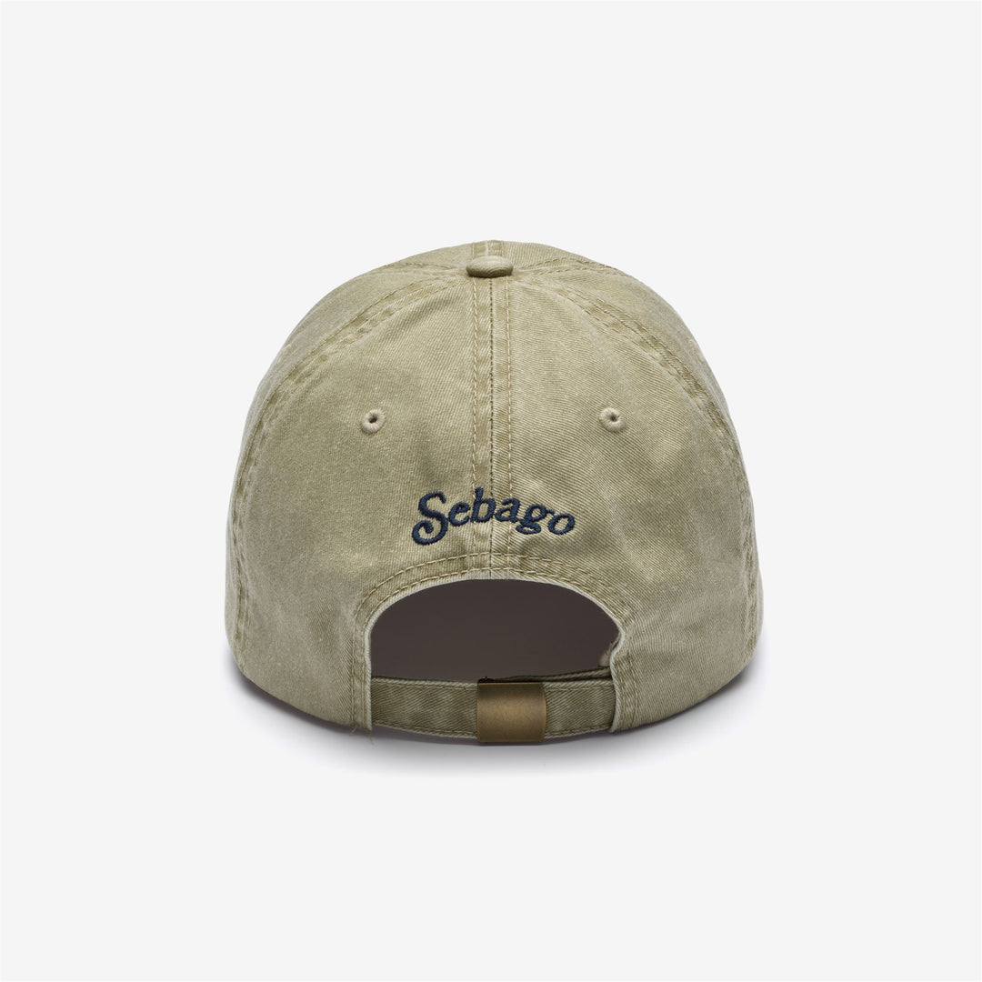 Beige Brown Unisex Cotton Leisure Cap with Embroidered Detailing main