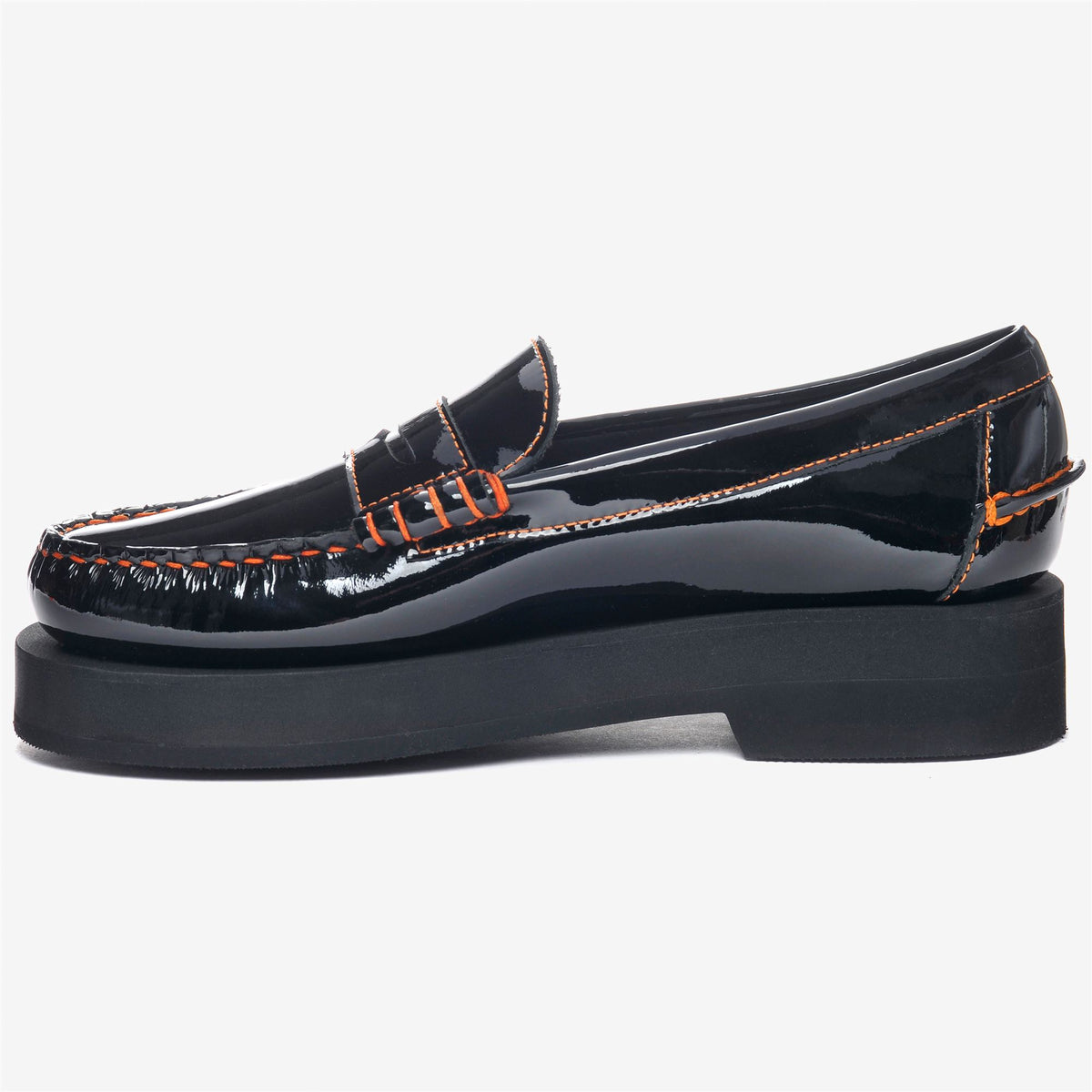 Black Women's Patent Leather Loafer