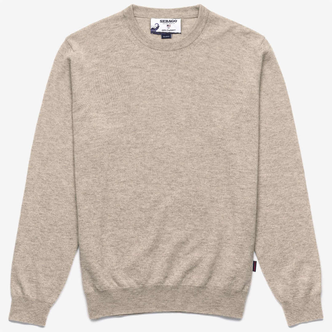 Beige Brown Unisex Cashmere Leisure Jumper 01