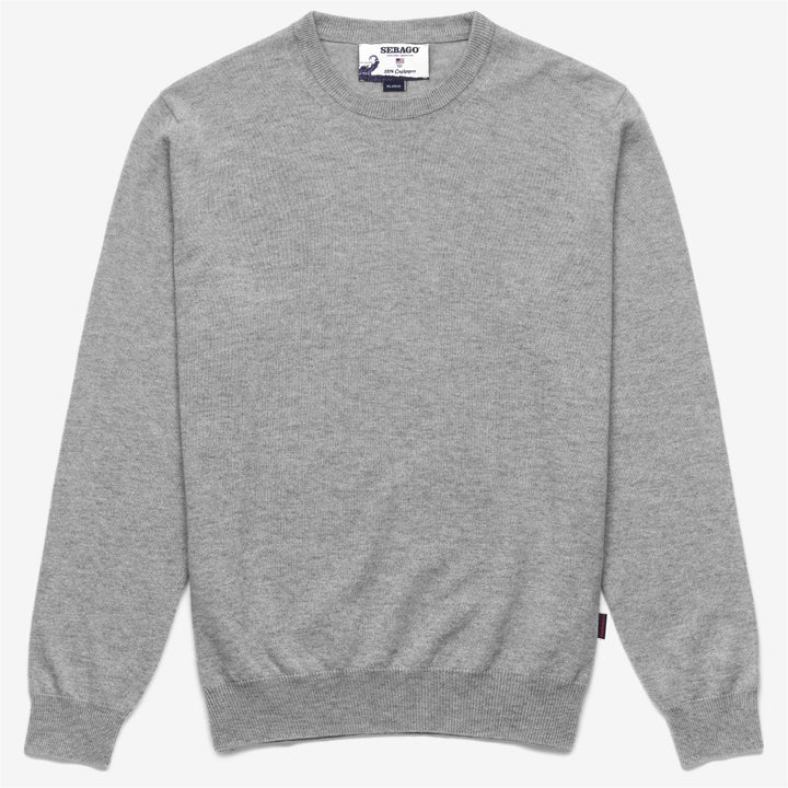 Grauer Kaschmir-Freizeitpullover für jeden Tag 1