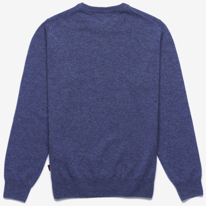 Pull unisexe en cachemire bleu pour les loisirs 2