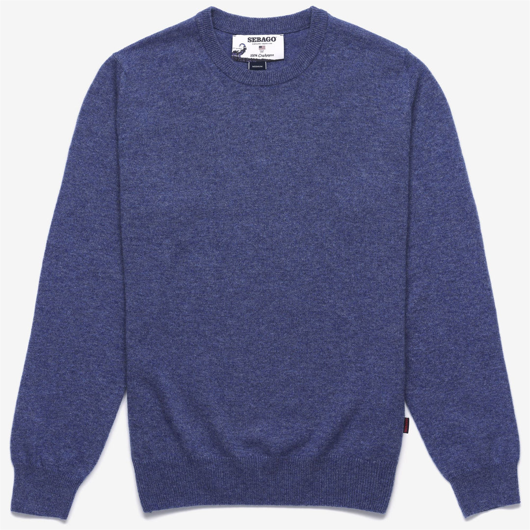 Blue Unisex Cashmere Knit Jumper for Leisure Wear 01