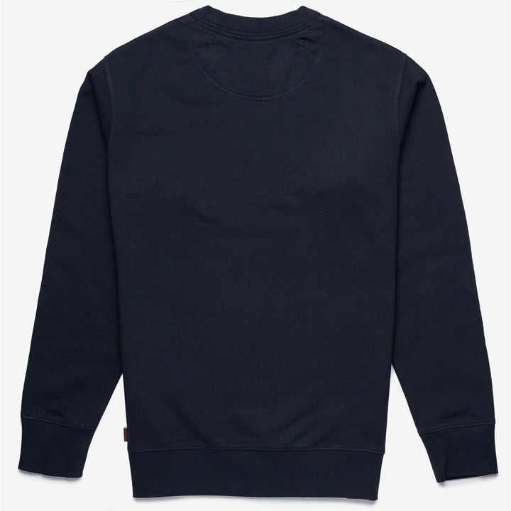 Marine Blue Unisex Yachting Fleece Jumper with Rib Trims 2