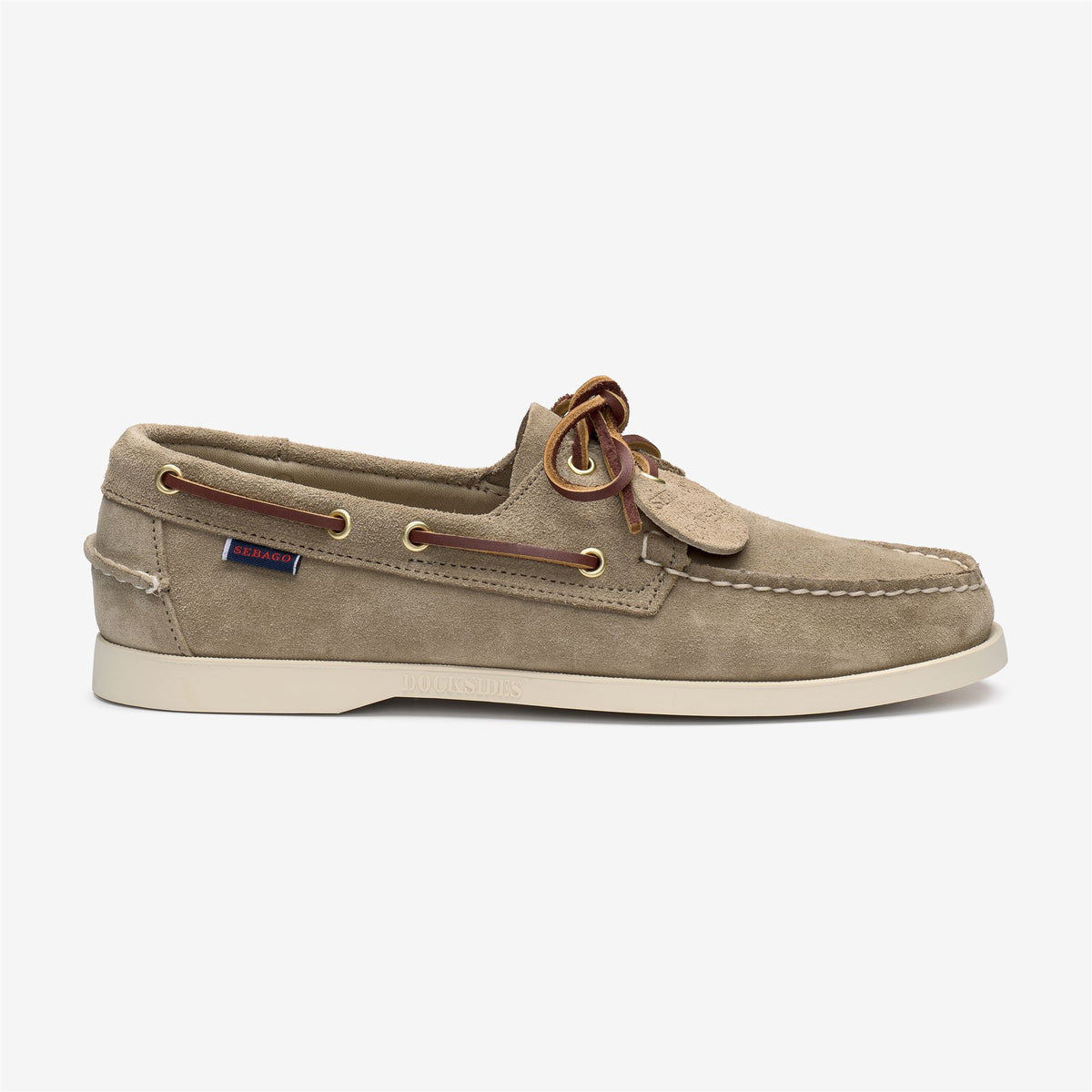 Brown Men's Suede Boat Shoe