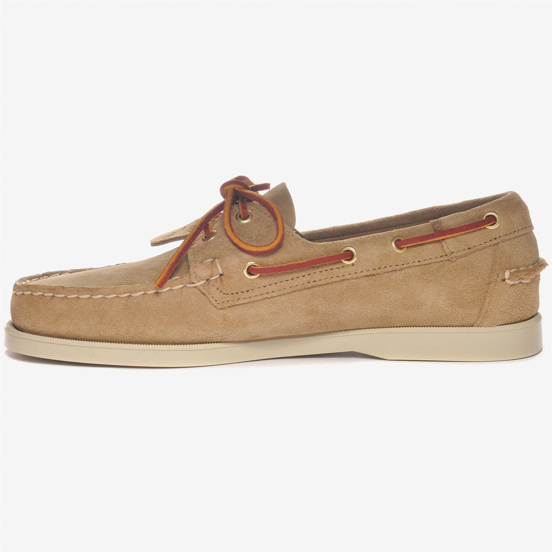 Brown Men's Artisan Suede Docksides for Yachting main