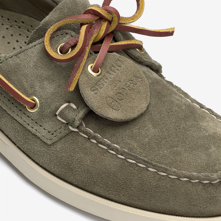 Grey Giungla Men's Artisan Moccasin Boat Shoes for Yachting 6
