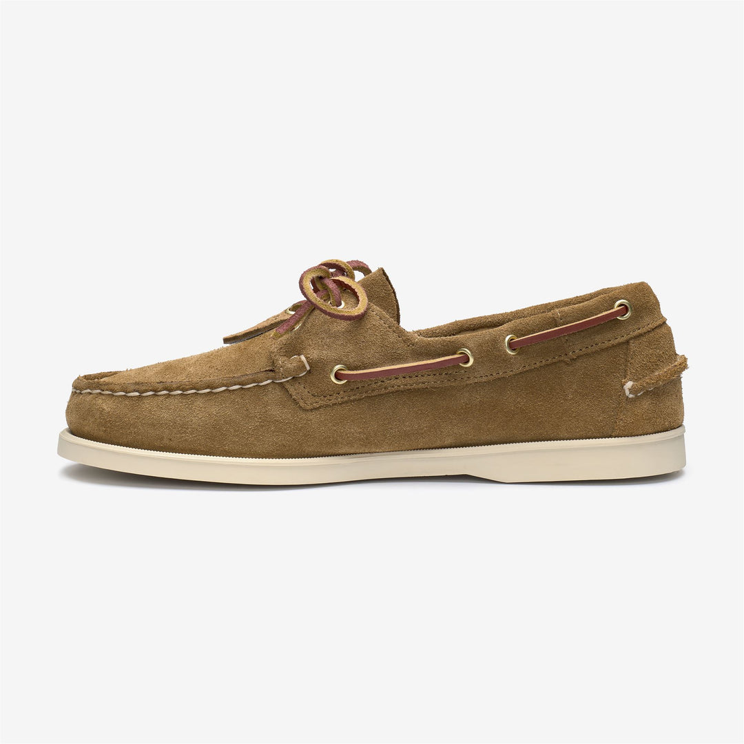 Curry Yellow Men's Artisan Yachting Moccasin Boat Shoes main
