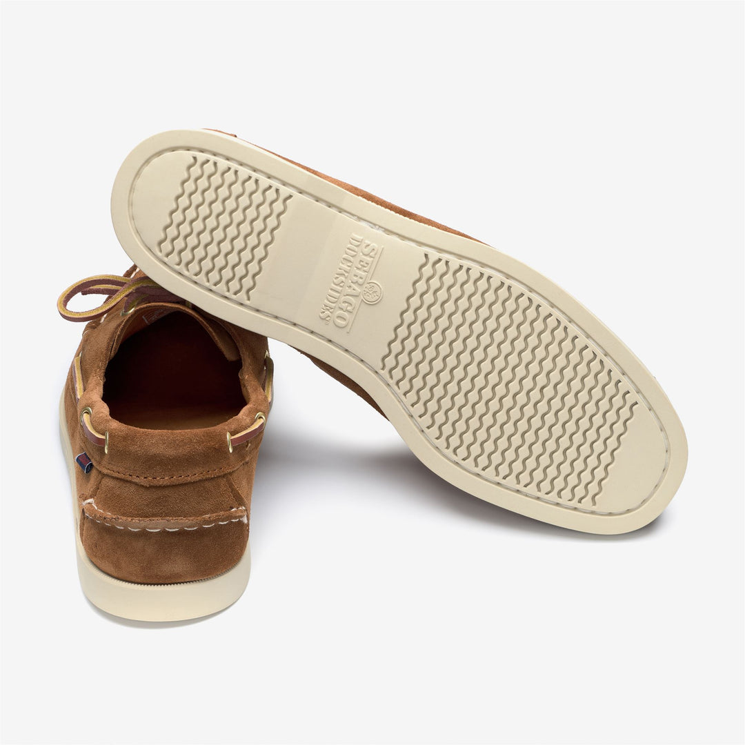 Brown Men's Artisan Moccasin Docksides for Yachting main